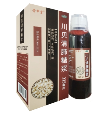 川贝清肺糖浆   225毫升/瓶/盒