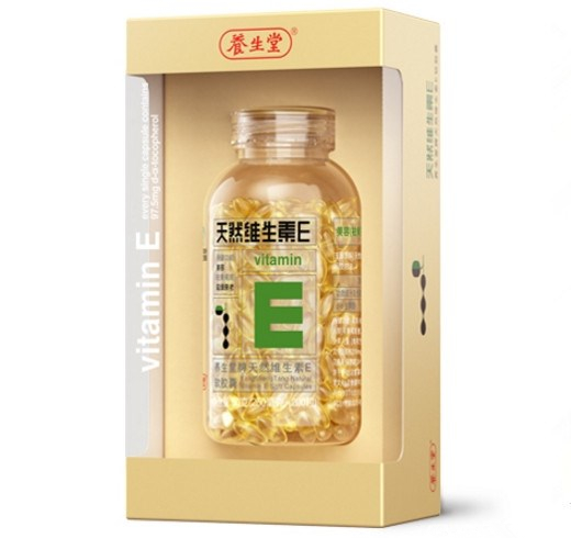 养生堂牌天然维生素E软胶囊 (养生堂)　120粒